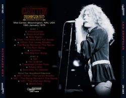LED ZEPPELIN / BLOOMINGTON 1975 AUDIENCE MASTER (2CD)