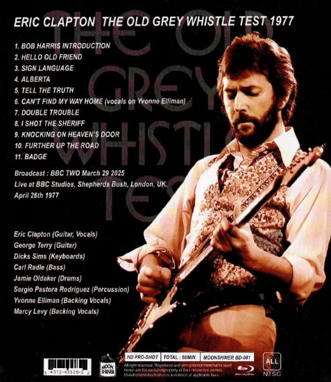 ERIC CLAPTON / The Old Grey Whistle Test 1977 Reboardcast 2025 Versión HD PRO-SHOT (1BDR)