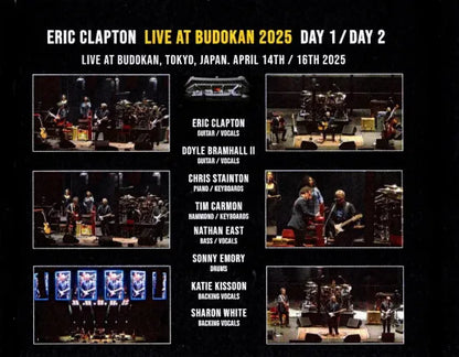 ERIC CLAPTON / EN DIRECTO EN BUDOKAN 2025 DÍA 1 / DÍA 2 (4CDR)
