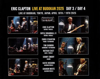 ERIC CLAPTON / LIVE AT BUDOKAN 2025 DAY 3 / DAY 4 (4CDR)