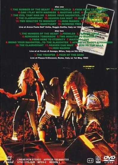 IRON MAIDEN / BEAST IN ITALY (2DVDR)