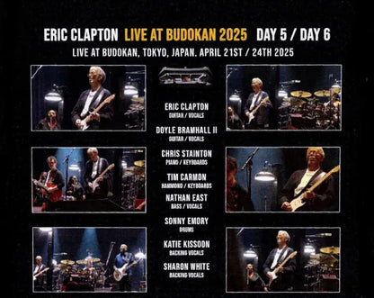 ERIC CLAPTON / LIVE AT BUDOKAN 2025 DAY 5 / DAY 6 (4CDR)