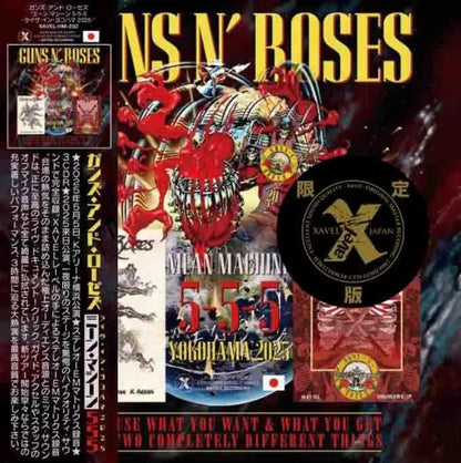 GUNS N' ROSES / Mean Machine 5-5-5 Live in Yokohama 2025 Limited Set (3CDR with 1DVDR)