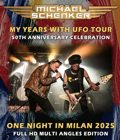 MICHAEL SCHENKER / UNA NOCHE EN MILÁN 2025 EDICIÓN MULTIÁNGULOS FULL HD (1 HABITACIÓN)