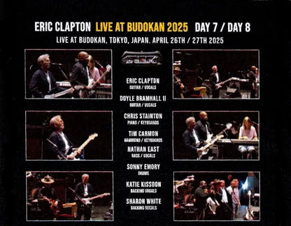ERIC CLAPTON / LIVE AT BUDOKAN 2025 DAY 7/DAY 8 (4CDR)