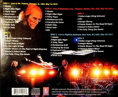 UK / 2012 NIGHT AFTER NIGHT CHICAGO /BOSTON/NEW YORK 3 NIGHT (6CDR)