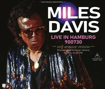MILES DAVIS / LIVE IN HAMBURG 900730 2025 UPGRADE VERSION (2CDR+1DVDR)