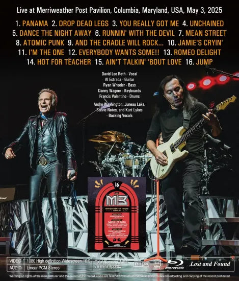 DAVID LEE ROTH / M3 ROCK FESTIVAL 2025 EDICIÓN MULTICÁMARA (1BDR)