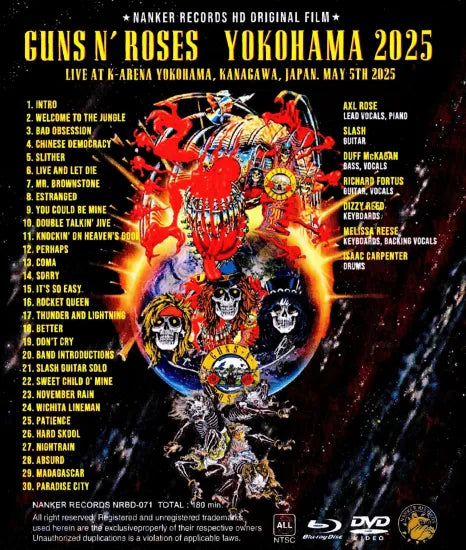 GUNS N' ROSES / YOKOHAMA 2025 (1BDR+1DVDR)
