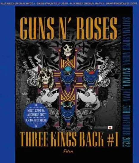 GUNS N' ROSES / THREE KINGS BACK COMPLETO Set Limitado (Papel 6 CD con Bonus 4BDR)