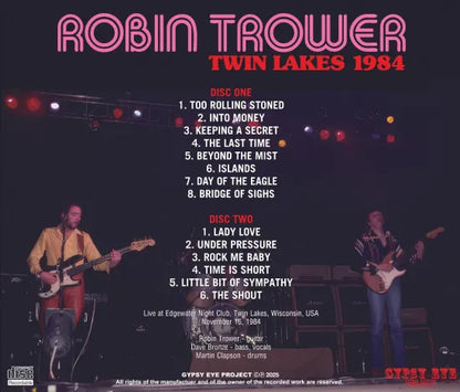 ROBIN TROWER / TWIN LAKES 1984 (2CDR)