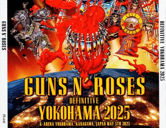 GUNS N' ROSES / DEFINITIVE YOKOHAMA 2025 Multiple IEM Sound (4CDR)