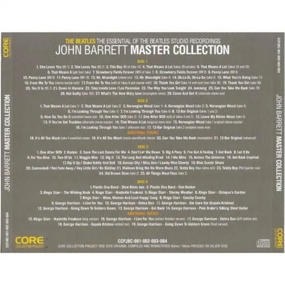 THE BEATLES / JOHN BARRETT MASTER COLLECTION THE ESSENTIAL OF THE BEATLES STUDIO RECORDINGS (4CD)