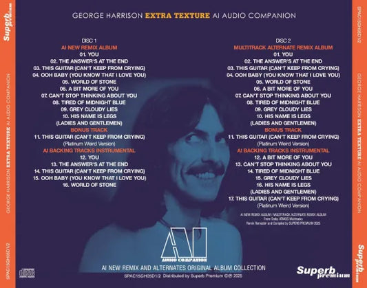 GEORGE HARRISON / EXTRA TEXTURE AI - AUDIO COMPANION (2CD)