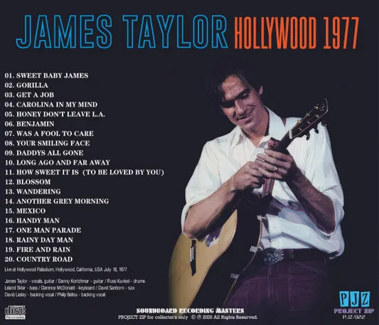 JAMES TAYLOR / HOLLYWOOD 1977 (1CDR)
