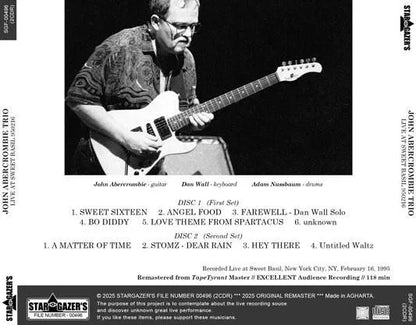 JOHN ABERCROMBIE TRIO / LIVE AT SWEET BASIL 950216 (2CDR)