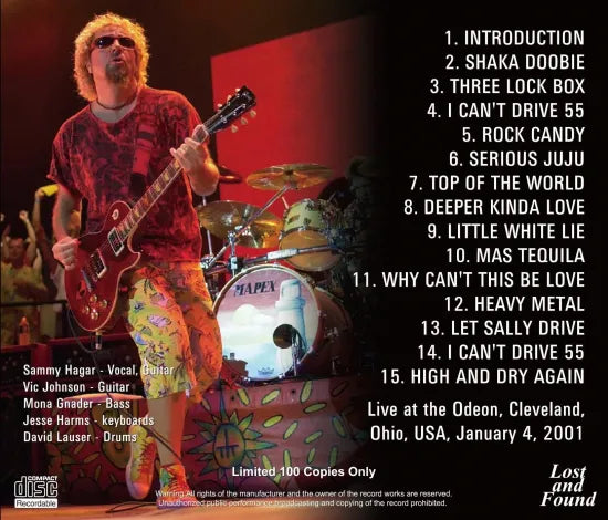 SAMMY HAGAR AND THE WABOS / COFFEE BREAK CONCERT 2011 (1CDR)
