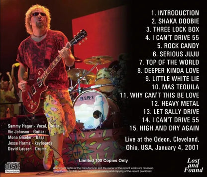 SAMMY HAGAR AND THE WABOS / COFFEE BREAK CONCERT 2011 (1CDR)