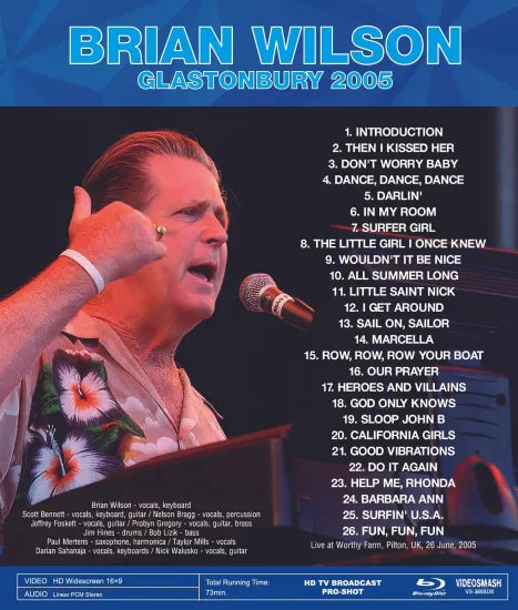 BRIAN WILSON / GLASTONBURY 2005 EDICIÓN DE RETRANSMISIÓN EN HD 2025 (1BDR)