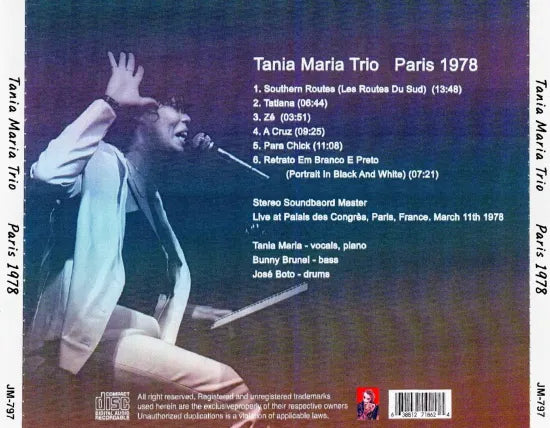 Tania Maria Trio / Paris 1978 (1CDR)