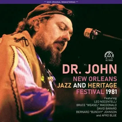 DR. JOHN / NEW ORLEANS JAZZ AND HERITAGE FESTIVAL 1981 (1CDR)