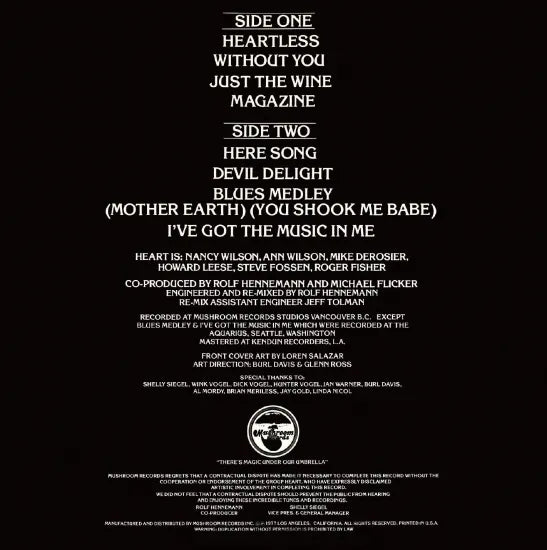 HEART / MAGAZINE ORIGINAL WITHDRAWN EDITION (1CD)