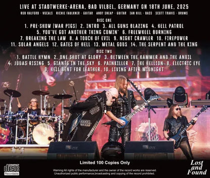 JUDAS PRIEST / SHIELD OF PAIN AT HESSENTAG 2025 (2CDR)