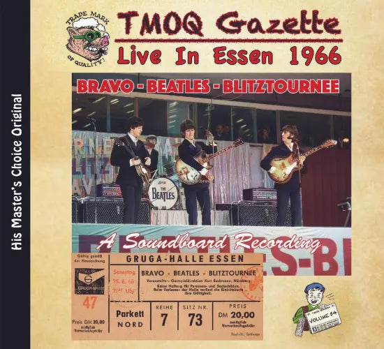 THE BEATLES / LIVE IN ESSEN 1966 BRAVO-BEATLES-BLITZTOURNEE (2CD)