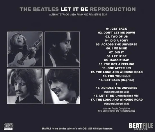 THE BEATLES / LET IT BE REPRODUCTION (1CDR)