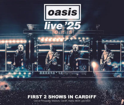OASIS / LIVE '25 TOUR FIRST 2 SHOWS IN CARDIFF 2025 (4CDR)