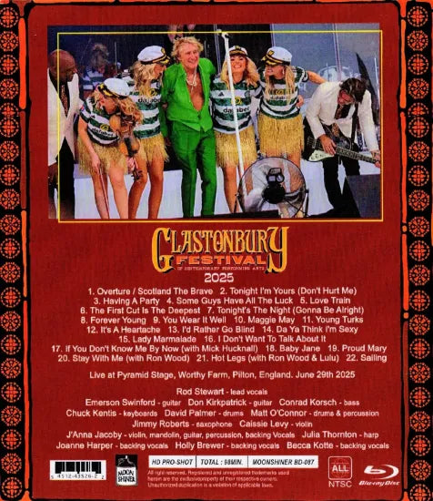 ROD STEWART / FESTIVAL DE GLASTONBURY 2025 HD PRO SHOT (1 HABITACIÓN)