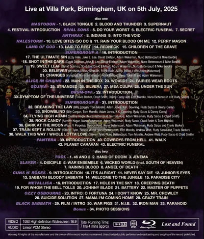 VA (BLACK SABBATH and Friends) / RITORNO ALL'INIZIO (2BDR)