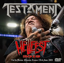 TESTAMENT / HELLFEST 2019 PRO SHOT (1DVDR)