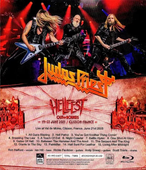 JUDAS PRIEST / HELLFEST 2025 HD PRO-SHOT (1BDR)