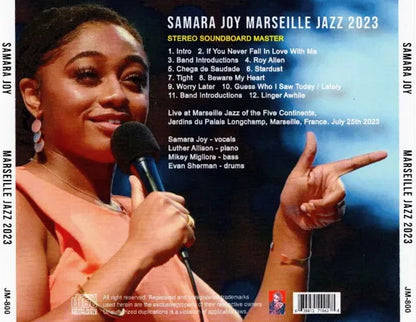 Samara Joy / Marseille Jazz 2023 STEREO SOUNDBOARD (1CDR)