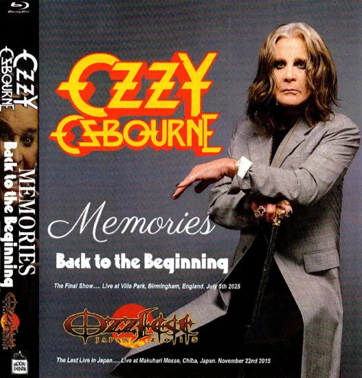 OZZY OSBOURNE / MEMORIES Regreso al principio 2025 OZZFEST JAPAN 2015 PRO SHOT (2BDR)