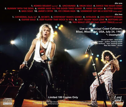 VAN HALEN / KEEP PLAYIN’ THAT ROCK ‘N’ ROLL - BILOXI 1982 Soundboard (2CDR)