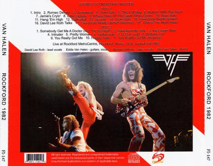VAN HALEN / ROCKFORD 1982 STEREO SOUNDBOARD (2CDR)