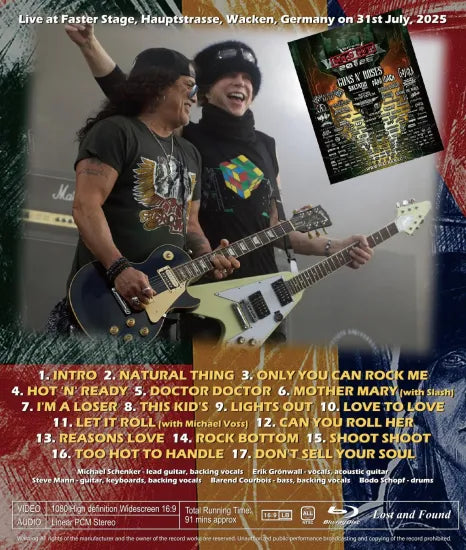 MICHAEL SCHENKER / WACKEN OPEN AIR 2025 PRO SHOT (1HAB)