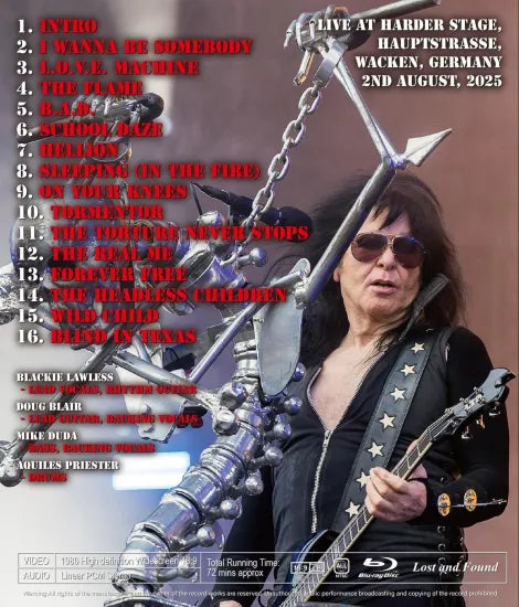 WASP / WACKEN OPEN AIR 2025 PRO SHOT (1 HABITACIÓN)