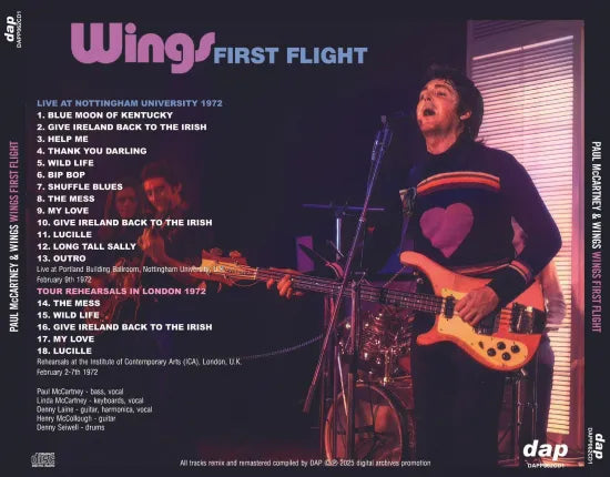 PAUL McCARTNEY &WINGS / WINGS FIRST FLIGHT (1CD)