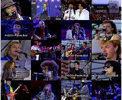 V.A.(NEIL YOUNG,BON JOVI,BOB DYLAN,ETC) / FARM AID 1985 PRO SHOT (4DVDR)
