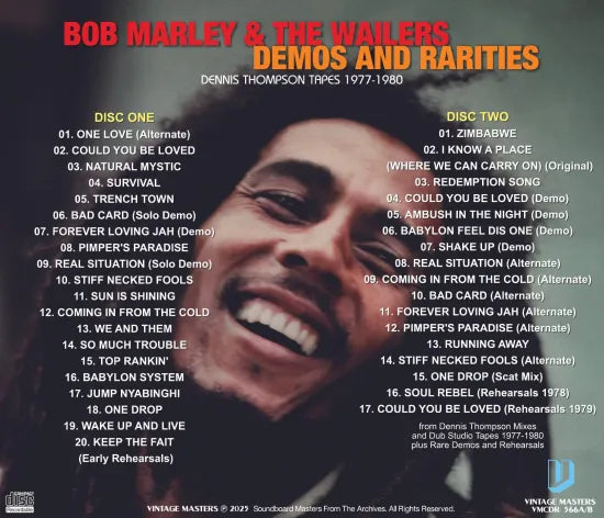 BOB MARLEY & THE WAILERS / DEMOS AND RARITIES (2CDR)