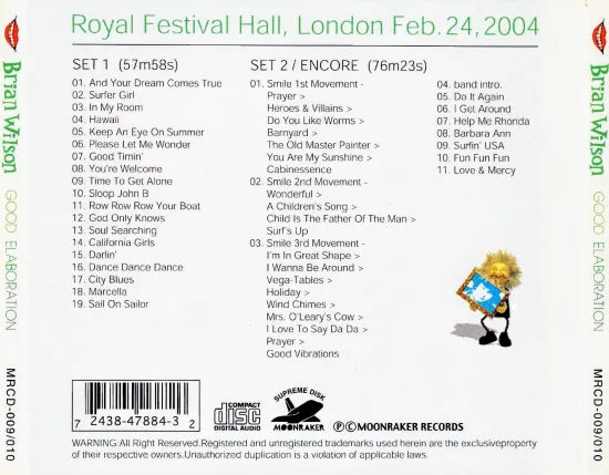 Brian Wilson / Good Elaboration (2CD)