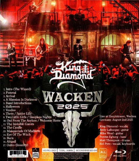 KING DIAMOND / ＷACKEN OPEN AIR 2025 PRO SHOT (1BDR)
