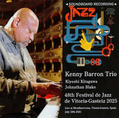 Kenny Barron Trio / Festival de Jazz de Vitoria-Gasteiz 2025 STEREO SOUNDBOARD (1CDR)