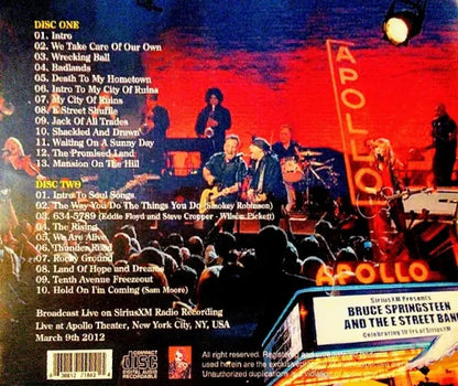 BRUCE SPRINGSTTEN & THE E STREET BAND / ROCKS THE APOLLO THEATER STEREO SOUNDBOARD (2CDR)