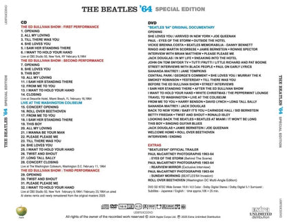 THE BEATLES / BEATLES '64 SPECIAL EDITION (1CD+1DVD)