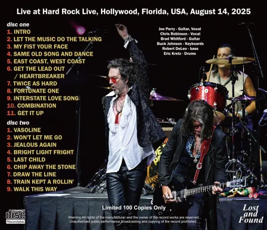 THE JOE PERRY PROJECT / LIVE AT HARD ROCK LIVE 2025 (2CDR)
