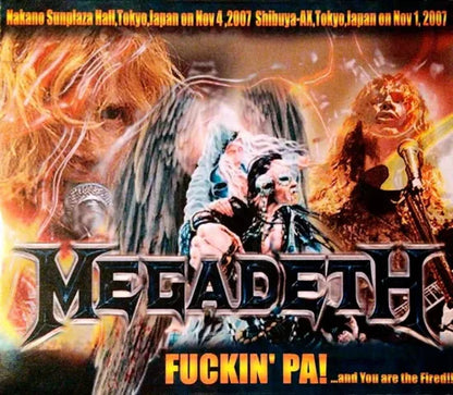 MEGADETH / FUCKIN' PA! (3CDR)